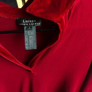 Red Velvet Ralph Lauren top